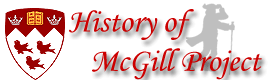 Inner logo for the History of McGill Project (11 Kb)